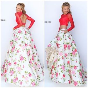 Floral Two Piece Sherri Hill